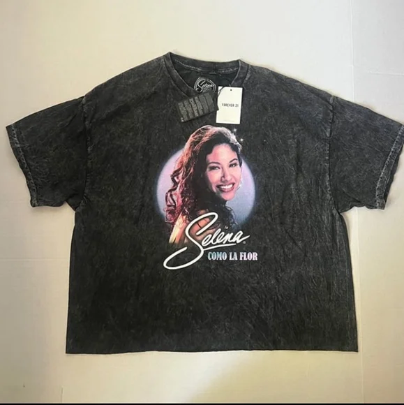 NWOT Women's Selena Crop T-Shirt - Picture 3 of 4